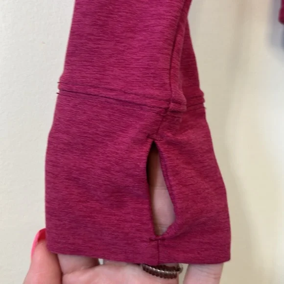 Abercrombie & Fitch YPB EverydaySOFT Full-Zip Deep Red Size Medium - Picture 4 of 9